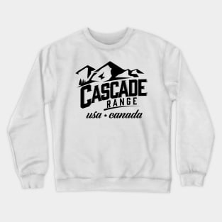 Cascade Range USA Canada Crewneck Sweatshirt